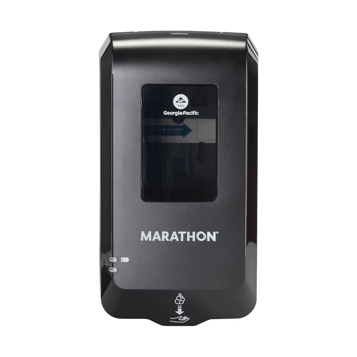 Marathon Automated Soap Dispenser, Black, 6.5&rdquoW x 4&rdquoD x 11.7&rdquoH