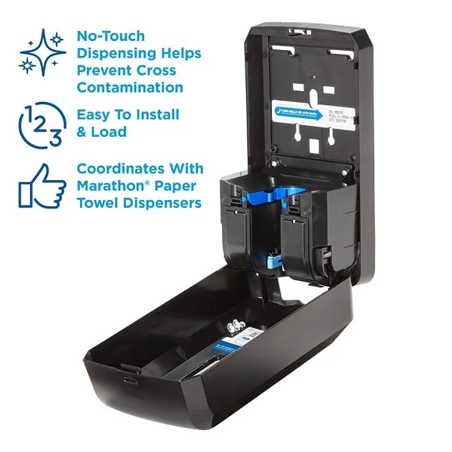 Marathon Automated Soap Dispenser, Black, 6.5&rdquoW x 4&rdquoD x 11.7&rdquoH 5