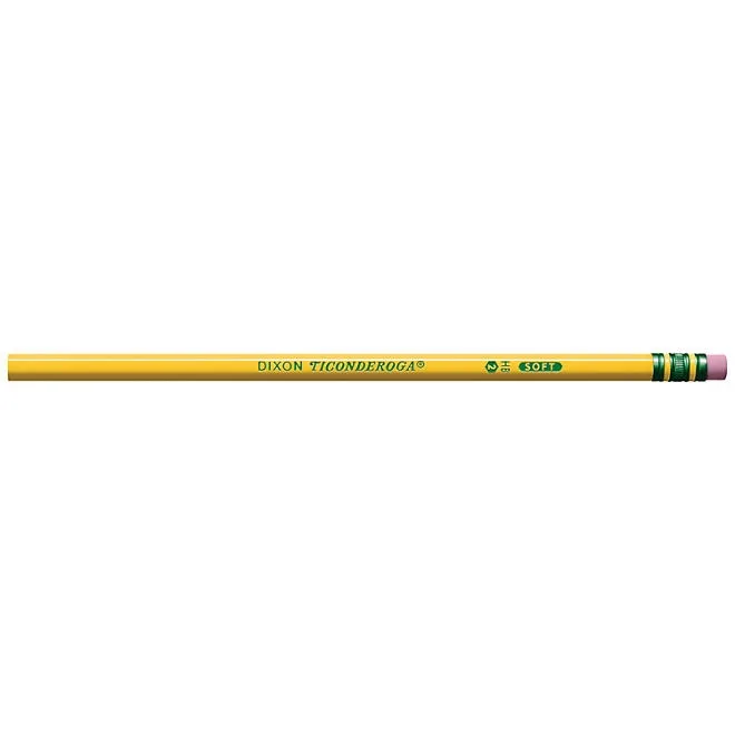 Ticonderoga Woodcase Pencil, HB 2, Yellow Barrel, 96ct. 3