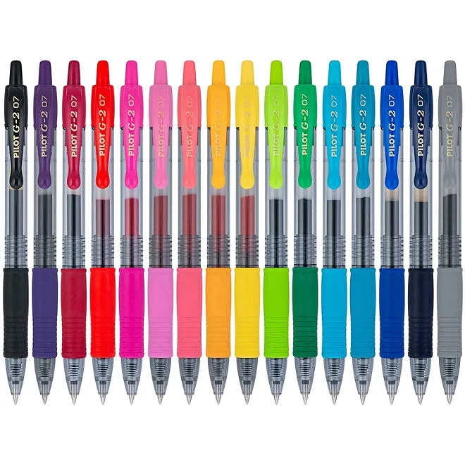 G2 Premium Gel Roller Assorted Ink 16pk Fine Point 3