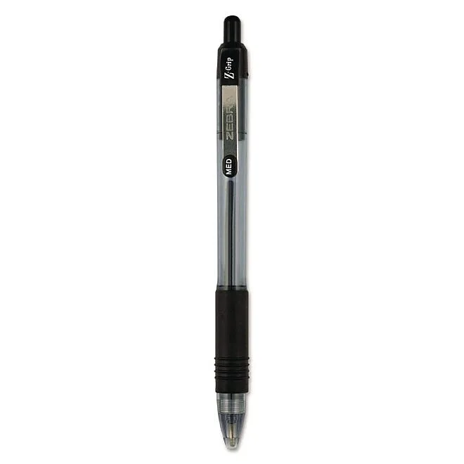 Zebra - Z-Grip Retractable Ballpoint Pen, Black Ink, Medium - 24/Pack 2