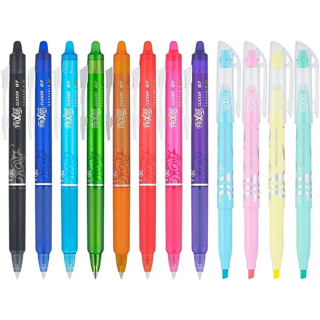 Pilot, FriXion Assorted Gel and Highlighters 12 Pack 3