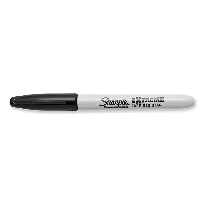 Sharpie - Extreme Marker, Fine Point, Black - Dozen 4
