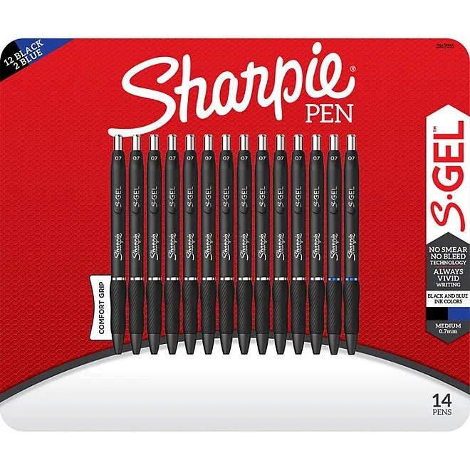 SHARPIE 14CT SGEL BLISTER 2