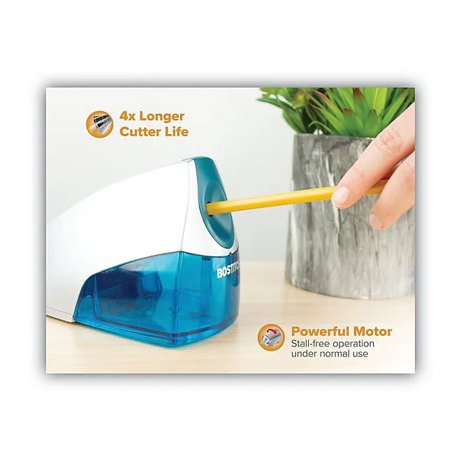 Stanley Bostitch Compact Desktop Electric Pencil Sharpener - Blue 4