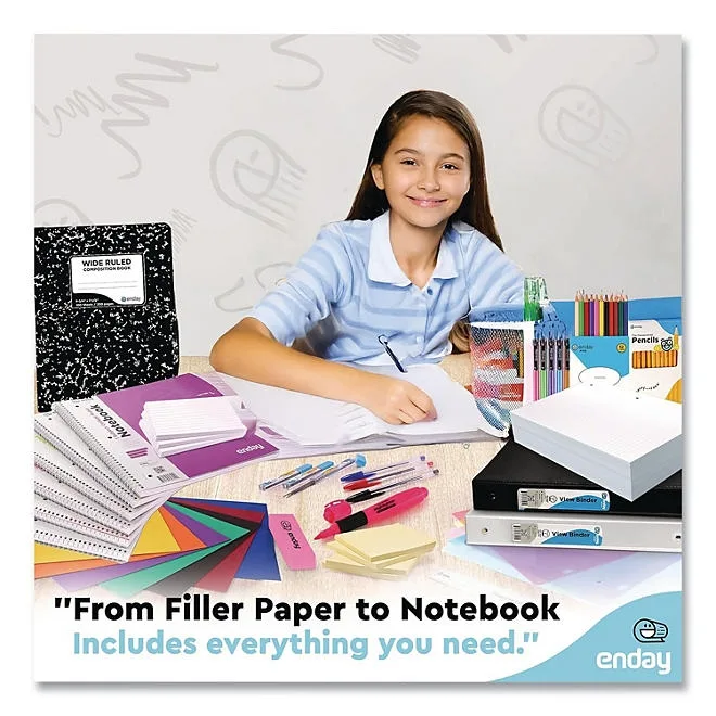 enday Back to School Supplies Kit for High School/College 5