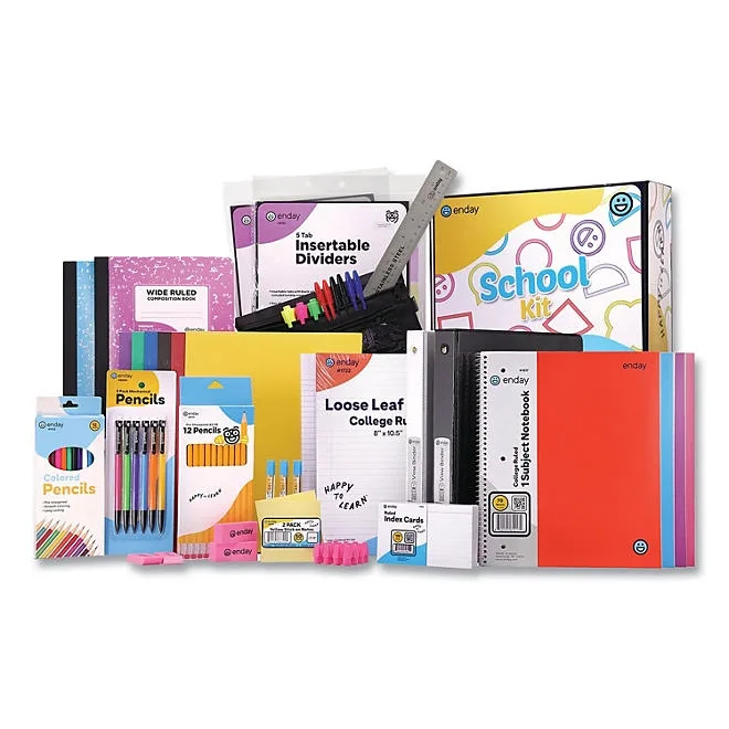 enday Back to School Supplies Kit for High School/College 2