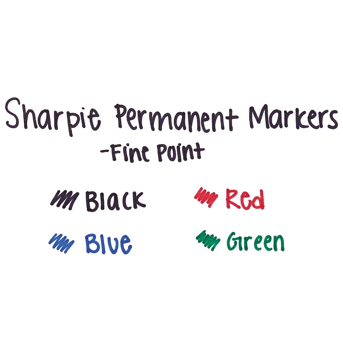 Sharpie Permanent Marker, Fine Point, Select Color - 36/Pack 5