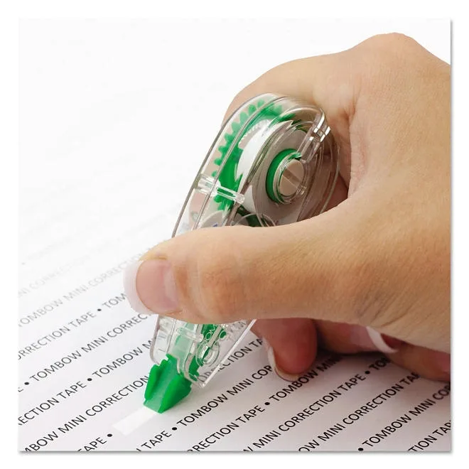 Tombow® MONO Mini Correction Tape, 1/6" x 315", Non-Refillable, 10pk. 3