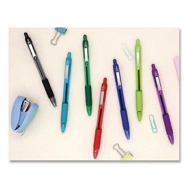 Zebra Z-Grip Ballpoint Pen, Retractable, Medium 1 mm, Assorted Artistic Ink and Barrel Colors, 24/Pack 4