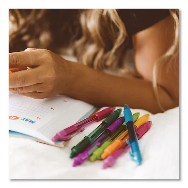 Zebra Z-Grip Ballpoint Pen, Retractable, Medium 1 mm, Assorted Artistic Ink and Barrel Colors, 24/Pack 5