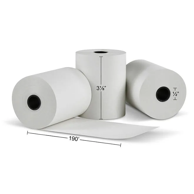 Member's Mark Thermal Receipt Paper Rolls, 3 1/8" X 190', 18 Rolls 5