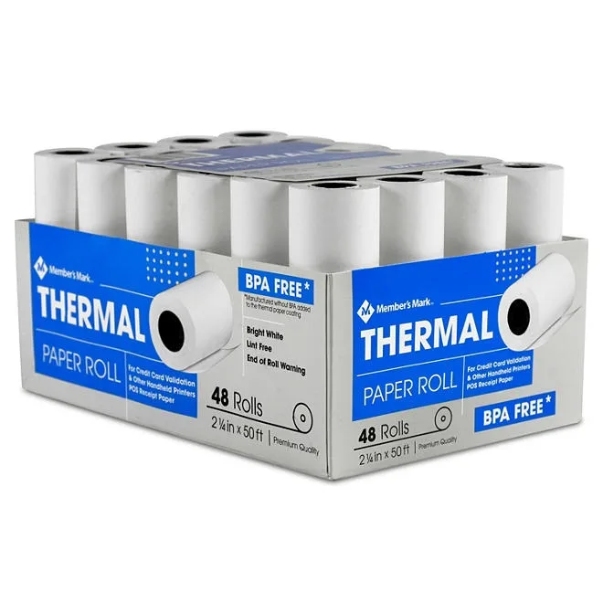 Member's Mark Thermal Receipt Paper Rolls, 2 1/4" X 50' , 48 Rolls 4