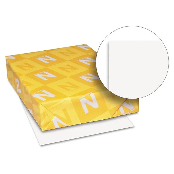 Wausau Exact Index Card Stock, 8.5 x 11", 94 Bright, 110 lbs., 1 Ream (250 sheets) 2