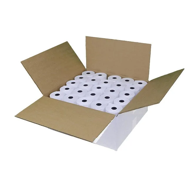Alliance Thermal Paper Receipt Rolls, 3 1/8" x 230', White, 50 Rolls 2