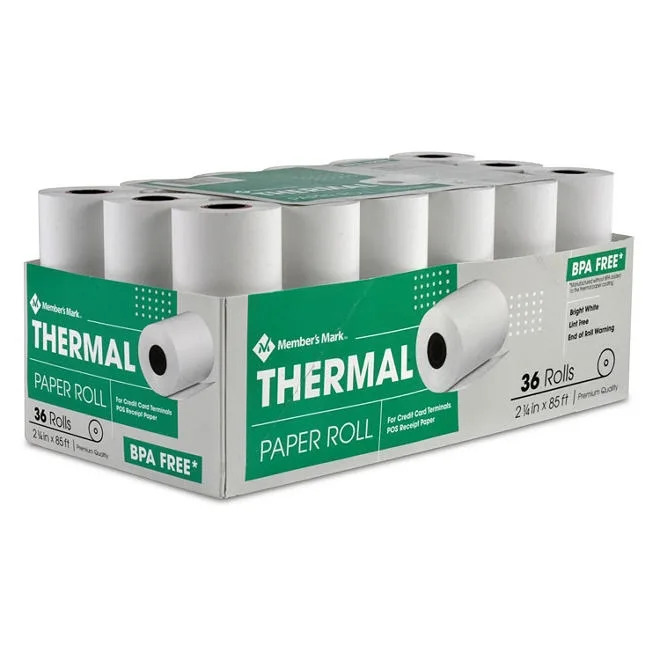 Member's Mark Thermal Receipt Paper Rolls, 2 1/4" X 85', 36 Rolls 3