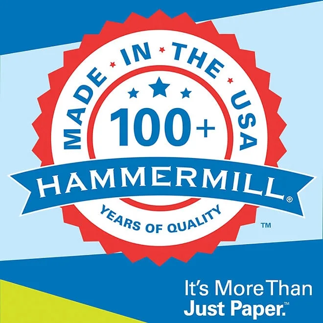 Hammermill - Copy Plus Copy Paper, 20lb, 92 Bright, 11 x 17" - Ream 5