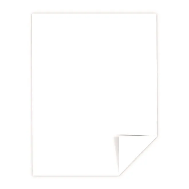 Neenah Bright White Premium Cardstock, 8.5" x 11", 65 lb/176 gsm, White, 96 Brightness, 250 Sheets 3
