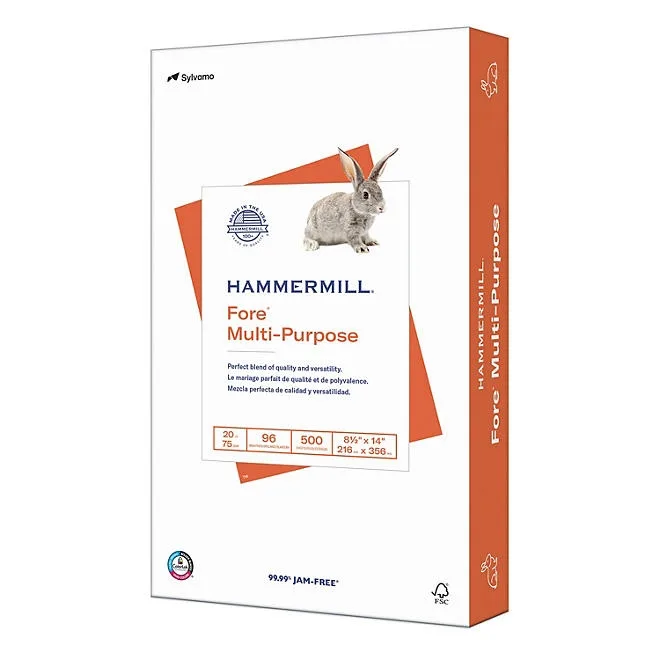 Hammermill Printer Paper, 20lb Fore Multipurpose Paper, 96 Bright, 11x17 - 1 Ream 500 Sheets 2