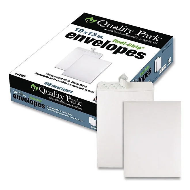 Quality Park - Redi Strip Catalog Envelope, 10 x 13, White - 100 per Box 5