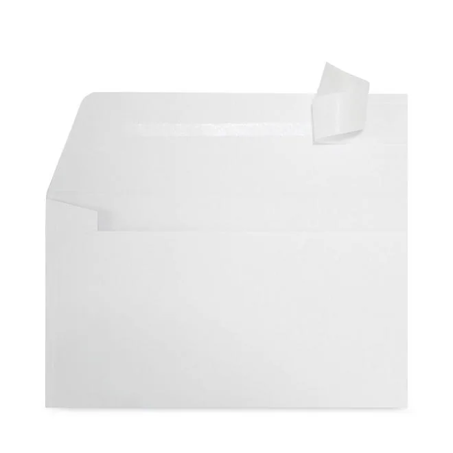 Universal® Peel Seal Strip Business Envelope, 10, 4 1/8" x 9 1/2", Window, White, 500/Box 3