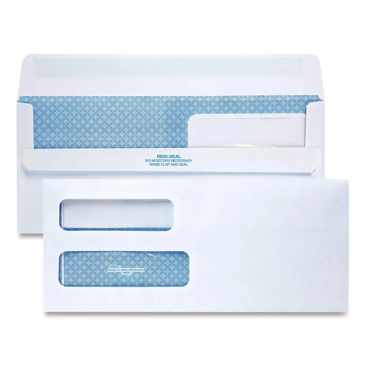 Quality Park - Redi-Seal Envelopes, 10 4-1/8 X 9-1/2 - Double Window