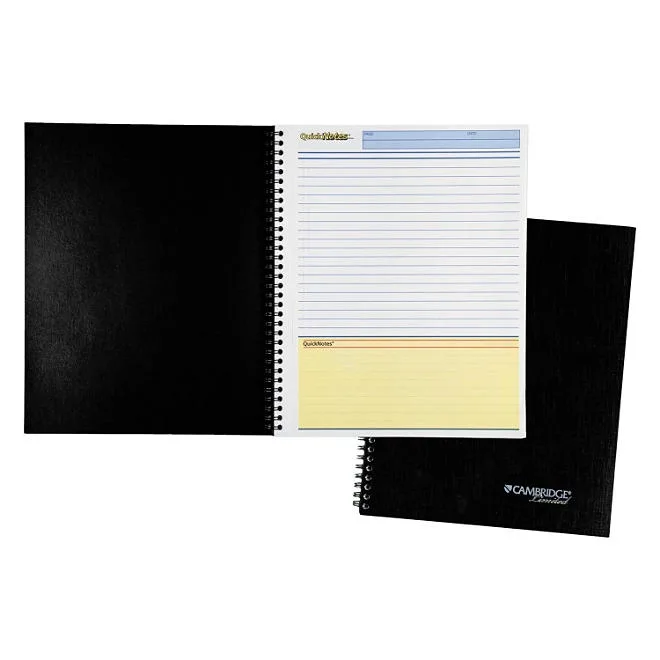 One Subject Wirebound Business Notebook - 80 Shs 5