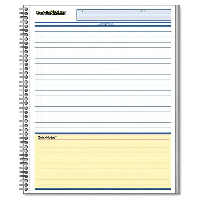 One Subject Wirebound Business Notebook - 80 Shs 3