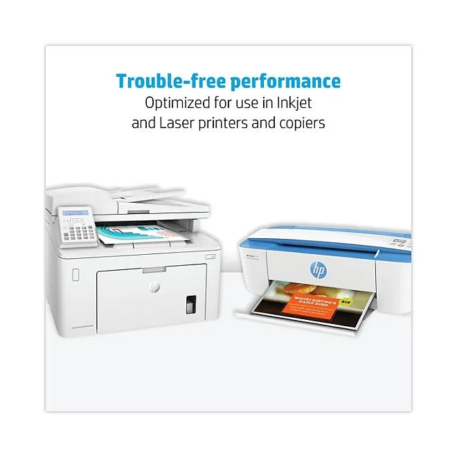 HP Premium Choice LaserJet Paper, 100 Bright, 32 lb Bond Weight, 8.5 x 11, Ultra White, 500/Ream 4