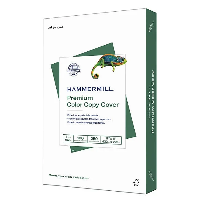 Hammermill - Color Copy Digital Cover Stock, 11 x 17, White - 250 Sheets 2