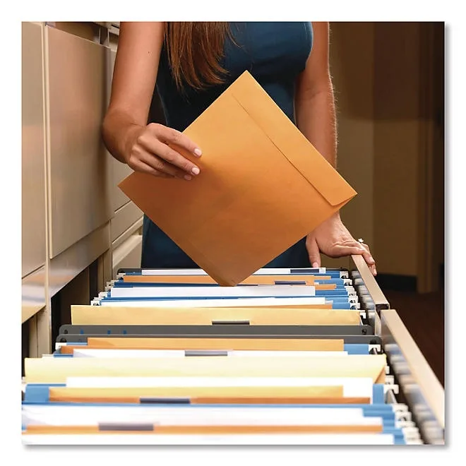 Quality Park - Redi-Strip Catalog Envelope, 6 x 9, Brown Kraft - 100/Box 5