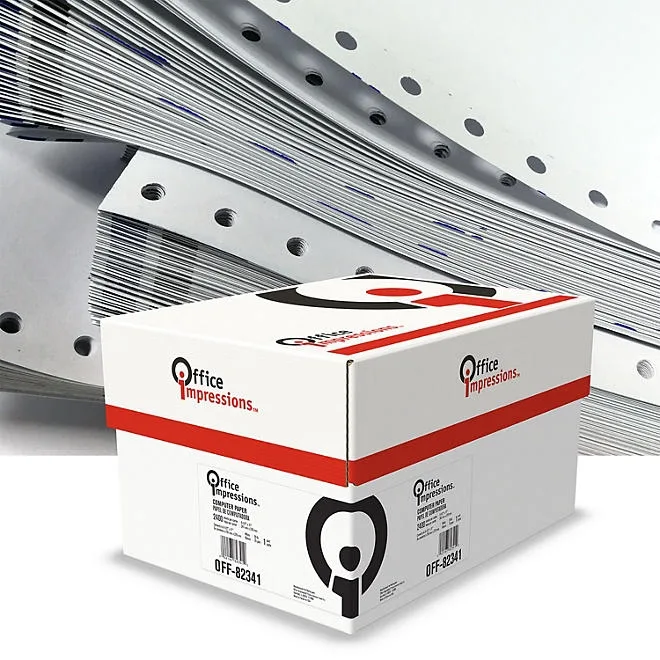 Office Impressions - Computer Paper, 20lb, 92 Bright, 9-1/2 x 11" - Case 3