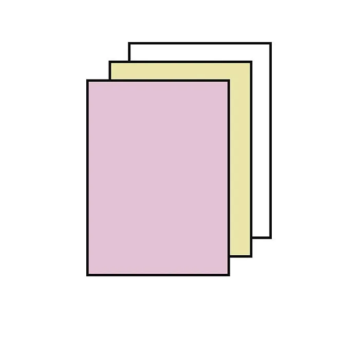 Nekoosa - Fast Pack Digital Carbonless Paper, 3-Part, Reverse Sequence - Case 4
