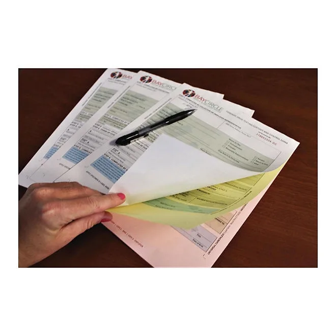 Nekoosa - Fast Pack Digital Carbonless Paper, 3-Part, Reverse Sequence - Case 5