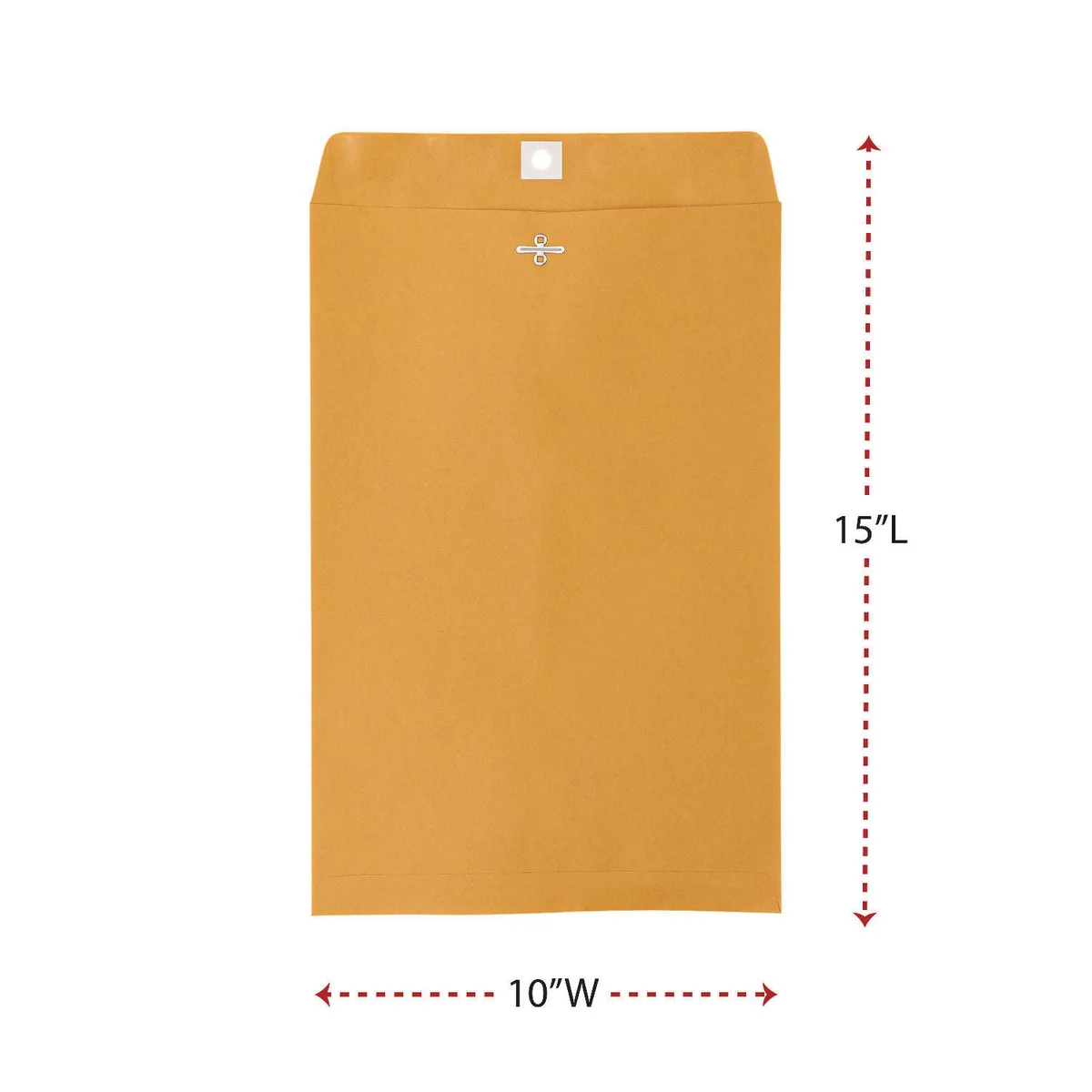 Universal Kraft Clasp Envelope, Center Seam, 28 lb. Brown Kraft., 100/Box, Various Sizes 4