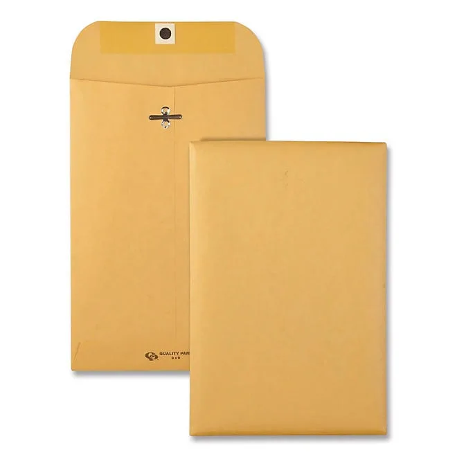 Quality Park - Clasp Envelope, 6" x 9", Brown Kraft - 100/Box 2