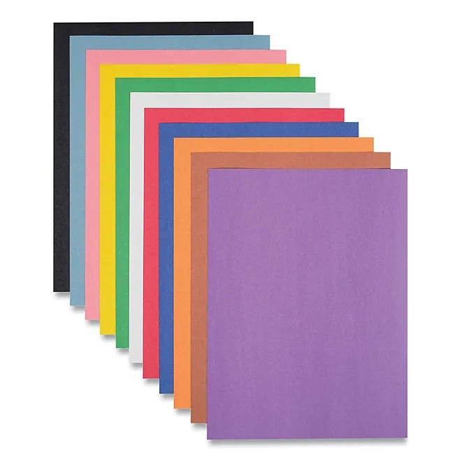 Pacon - Construction Paper Smart-Stack, 58 lbs., 9 x 12 - Assorted, 300 Sheets per Pack 3