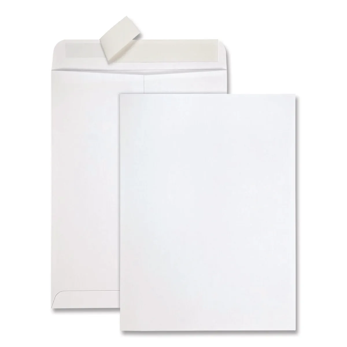 Quality Park - Redi Strip Catalog Envelope, 9 x 12, White - 100/Box