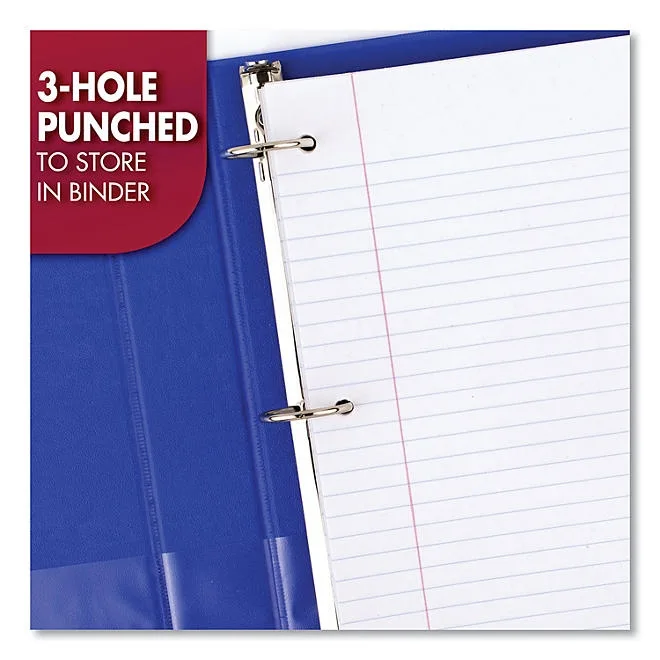 Mead - Filler Paper, 16-lbs., Wide Ruled, 3-hole punched - 10-1/2 x 8 - 200 Sheets 5