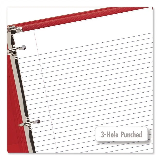 Mead Filler Paper, 3-Hole, 8.5 x 11, College Rule, 200/Pack 4