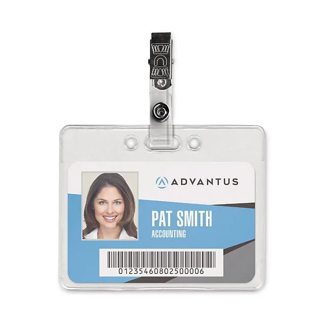 Advantus Badge Straps with Clips - 100 ct. 4