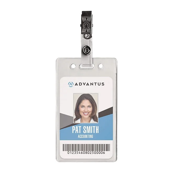 Advantus Badge Straps with Clips - 100 ct. 5