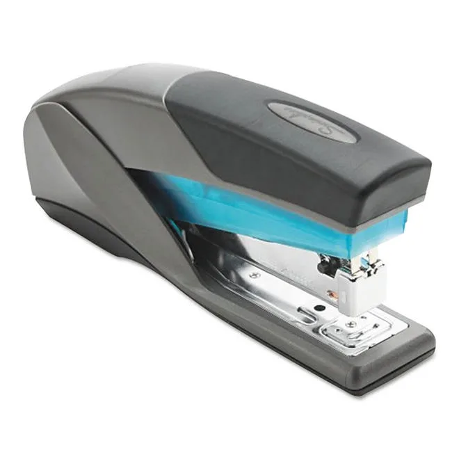 Swingline - Light Touch Reduced Effort Full Strip Stapler, 25-Sheet Capacity - Gray/Blue 5