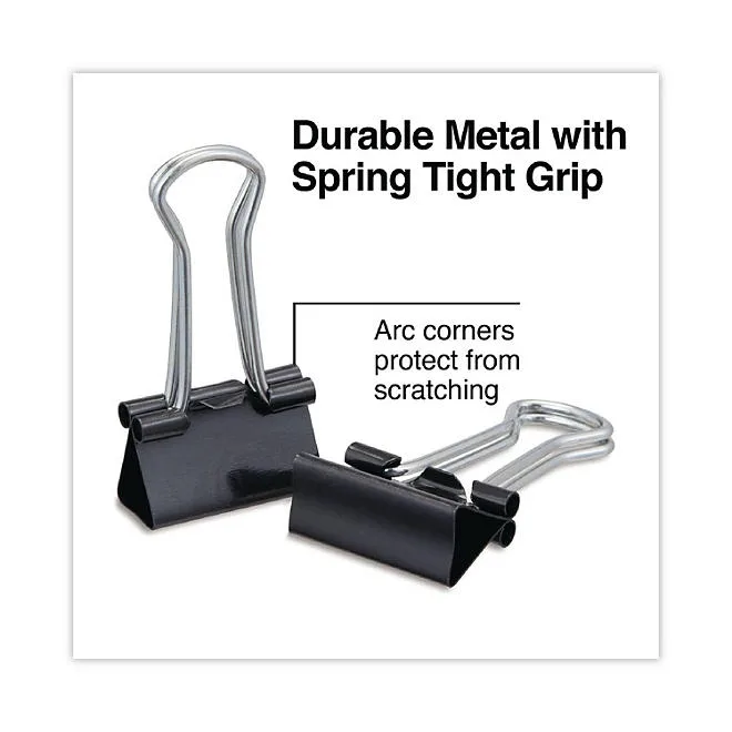 Universal Steel Wire Binder Clips, 3/8" Capacity, 3/4" Wide, Small, 144 ct. 4