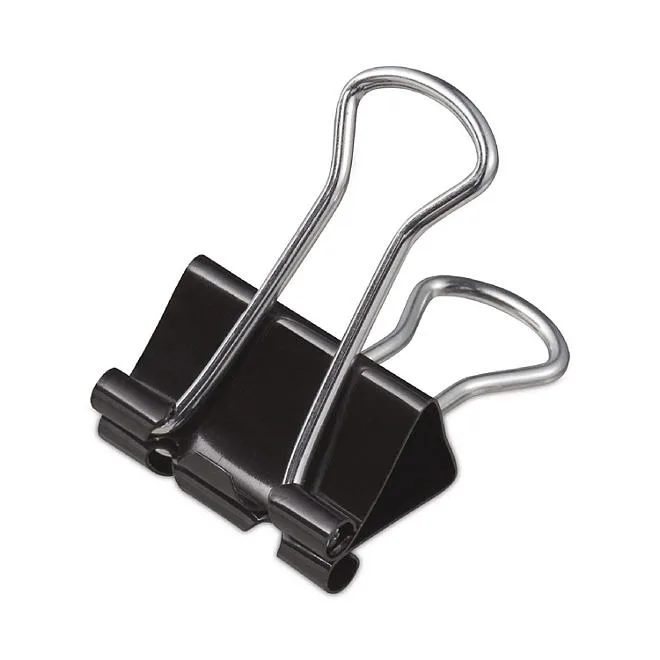 Universal Steel Wire Binder Clips, 3/8" Capacity, 3/4" Wide, Small, 144 ct. 2
