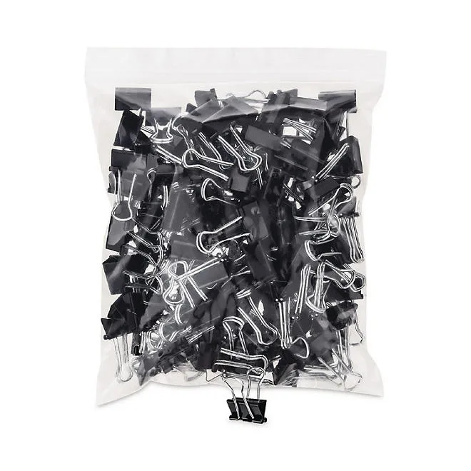 Universal Steel Wire Binder Clips, 3/8" Capacity, 3/4" Wide, Small, 144 ct. 3