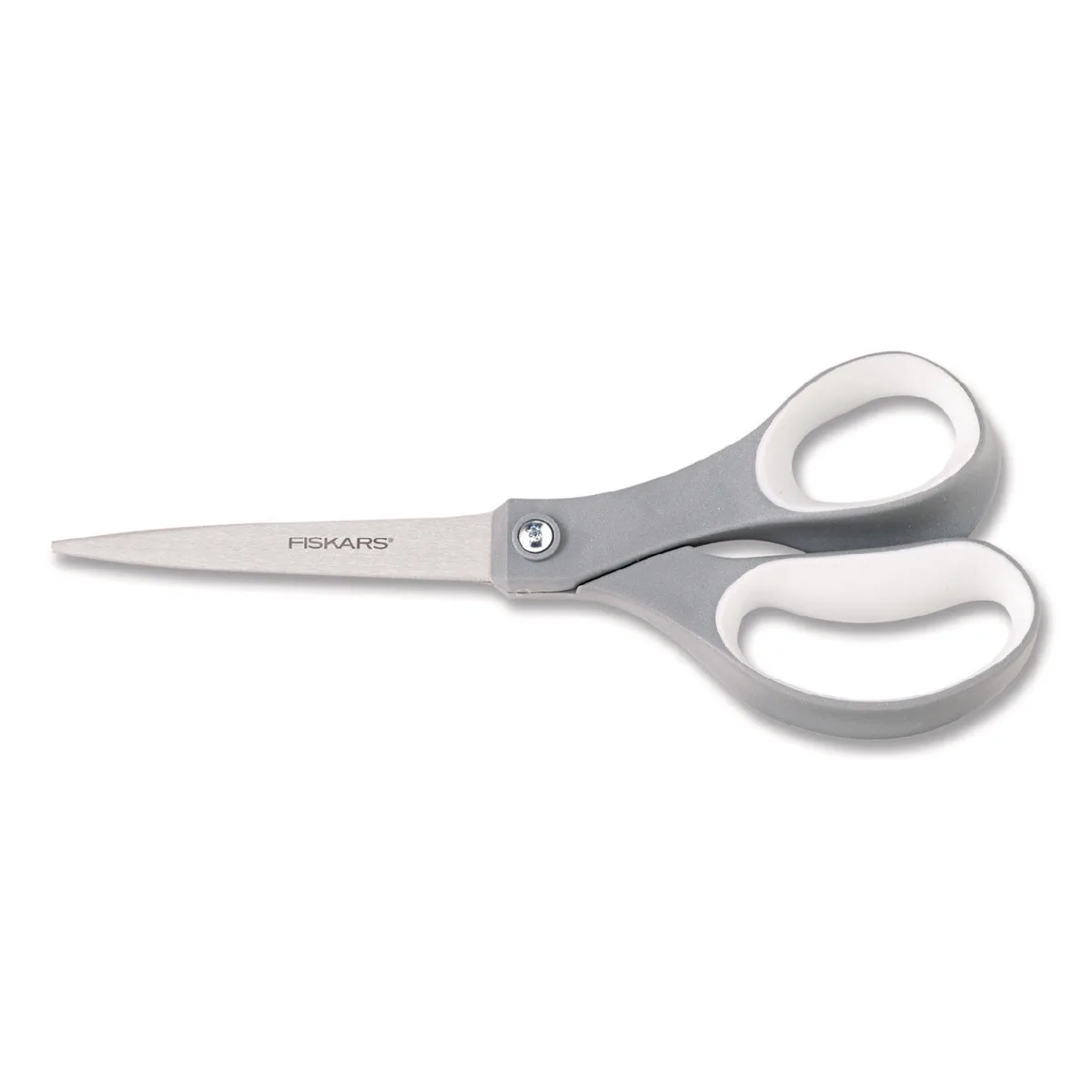 Fiskars Softgrip Scissors - 8" Length - Straight - Stainless Steel