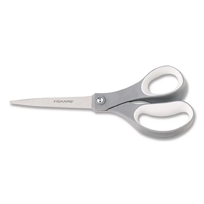 Fiskars Softgrip Scissors - 8" Length - Straight - Stainless Steel 2