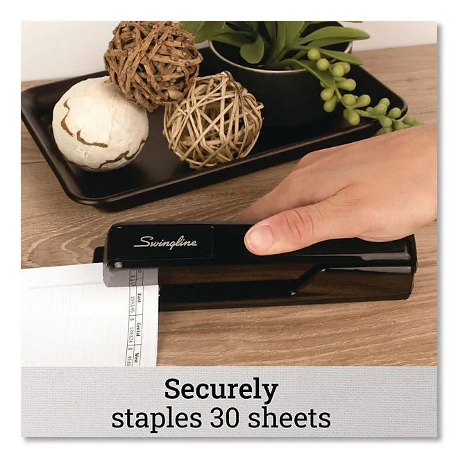 Swingline® 747 Classic Full Strip Stapler, 30-Sheet Capacity, Black 3