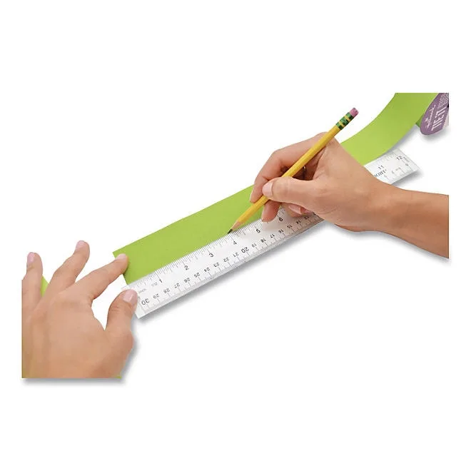 Westcott See Through Acrylic Ruler, 12", Clear 5
